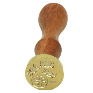 Sellos de cera de latón/cobre de diseño, sellos de cera con letra inicial Cacao, cera virgen para sellos, sellos para tartas -sohobucks - Product Image 2
