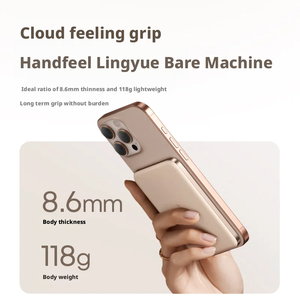 Power Bank Anker MagGo Air2 Ultra Sottile 5000mAh 7.5W Ricarica Wireless 20W Cablata <span class=keywords><strong>Magnetica</strong></span> per iPhone 16 15 14 13 12 - Product Image 3