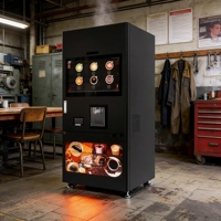 Distributeur automatique de café intelligent avec écran tactile de 32 pouces, fonction SDK, paiement par carte de crédit et pièces, conforme ADA, franke