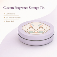 Boîte en métal ovale personnalisée avec couvercle amovible pour cadeaux, artisanat, bougies, parfums, bonbons, accessoires, OEM 5000, fabriquée sur commande