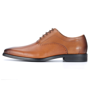 Zapatos Oxford Clásicos de Cuero Genuino, Diseño Italiano, para Hombre, con Cordones, Impermeables, Punta Cuadrada, Formales, Otoño - Product Image 5