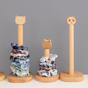 Affichage de bijoux de <span class=keywords><strong>corde</strong></span> de tête en <span class=keywords><strong>bois</strong></span> de bureau colorectal support de stockage d'<span class=keywords><strong>anneau</strong></span> de cheveux en <span class=keywords><strong>bois</strong></span> massif de Style japonais - Product Image 3