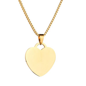 Collana personalizzata in acciaio inossidabile con ciondolo a <span class=keywords><strong>cuore</strong></span> <span class=keywords><strong>di</strong></span> pesca con foto incise al Laser <span class=keywords><strong>di</strong></span> amici o amanti <span class=keywords><strong>di</strong></span> famiglia-regalo Unisex - Product Image 3