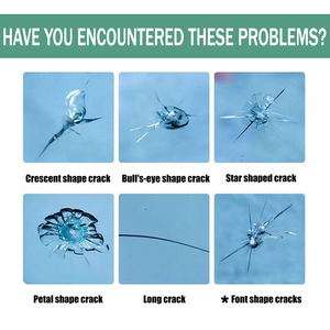 Thương hiệu kính sửa chữa chất lỏng 80-100 CPS cường độ cao kính chắn gió Bộ dụng cụ sửa chữa xe cửa sổ kính sửa chữa UV keo - Product Image 5