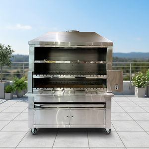 <span class=keywords><strong>Barbecue</strong></span> Rotisserie Extérieur Grande Taille en Acier Inoxydable <span class=keywords><strong>avec</strong></span> Système de Rotation Automatique - Product Image 1