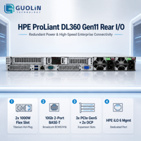 Server Rak 1U HPE ProLiant DL360 Gen11 4510, Perangkat Keras Enterprise Andal untuk Kantor SMB dan Layanan Web Hosting