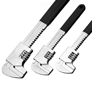 Clé à molette réglable à angle droit robuste, grande ouverture, pince à mâchoires réglables de type F, outil manuel multifonctionnel pour la plomberie - Product Image 1