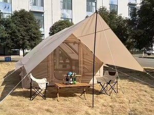 Tienda inflable portátil para acampar al aire libre de 12 metros cuadrados a prueba de viento con tienda impermeable para fiestas de senderismo - Product Image 2