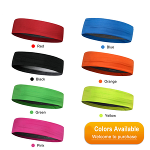 Fascia per capelli sportiva WRELS con logo personalizzato, leggera, traspirante ed elastica, per bambini, accessori OEM per tennis e corsa, fascia antisudore - Product Image 5