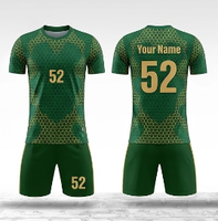 Set Jersey Sepak Bola Sublimasi Custom Cepat Kering dan Bernapas, Seragam Tim Sepak Bola