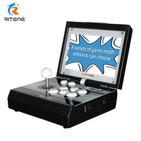 Offre Spéciale 10.1 pouces LCD vidéo Mini Arcade Machine Portable 8000 Console de jeu avec 1 an de garantie anglais langue métal matériel