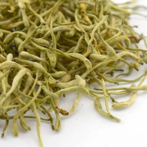 Fleur de chèvrefeuille séchée Jin Yin Hua, Lonicera japonica naturelle chinoise, thé de fleurs de chèvrefeuille séchées - Product Image 2