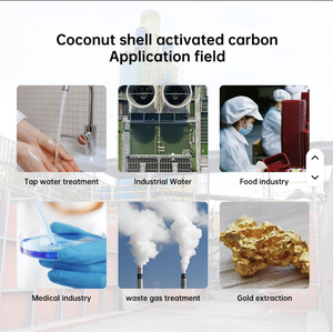 كربون منشط من قشور جوز الهند المسحوقة لاستخراج الذهب يتميز بقدرة امتصاص عالية للغاية ومعدل امتصاص مرتفع - Product Image 5