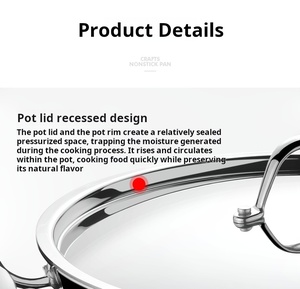 <span class=keywords><strong>Wok</strong></span> <span class=keywords><strong>de</strong></span> Acero Inoxidable <span class=keywords><strong>de</strong></span> 30 cm para el Hogar con Tapa, Sin Recubrimiento, Personalizable - Product Image 4