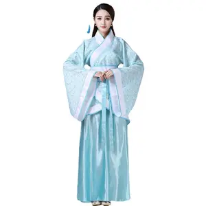 새로운 Hanfu 국가 중국 댄스 의상 고대 코스프레 전통 중국 의류 여성 Hanfu 의류 레이디 무대 드레스