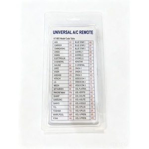 Control Remoto Universal para Aire Acondicionado B03, Pantalla LED Digital, Aire Acondicionado Central, Código Fijo, Modelo B03 - Product Image 5