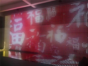 Açık led örgü video su geçirmez IP67 aydınlatma projesi ekran led ağ ekran paneli - Product Image 3