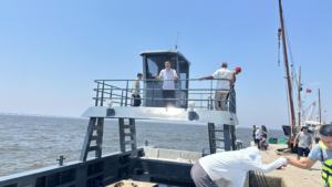 14m 46ft 12 Tonnes Capacité Aluminium V Fond Ouvert Mer Barge Travail Cargo Bateau Passager Ferry Péniche de Débarquement à Vendre - Product Image 6