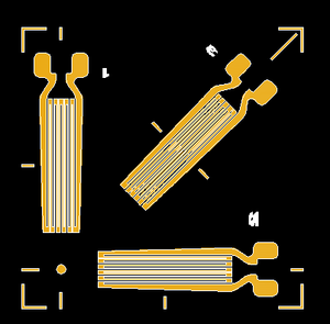 Pengukur strain 45 derajat, sudut tanpa tumpang tindih - Product Image 4