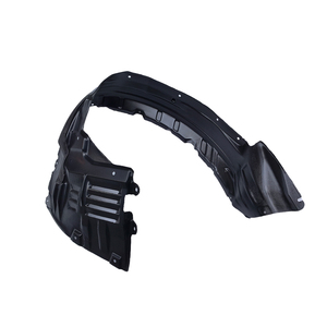 Mitsubishi Pajero Montero V83 V95 V98 Escudo contra salpicaduras frontal Kit de guardabarros interior de calidad original Defensor de fibra de carbono de plástico OEM - Product Image 1