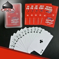 Boîte de rangement pour cartes à jouer publicitaires personnalisables de haute qualité pour usage familial - Durable et écologique