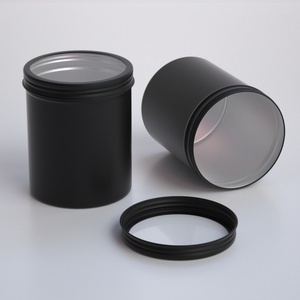 Lata Redonda de Aluminio de 400 ml con Ventana para Regalo, para Azúcar, Golosinas, Gelatina, Chocolate, Velas - Color Personalizable - Product Image 4
