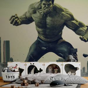 Papel Tapiz Removible Moderno con Diseño de <span class=keywords><strong>Hulk</strong></span> Superhéroe para Habitación Infantil, Decoración del Hogar, Diseño Botánico Impermeable para Sala de Estar - Product Image 6