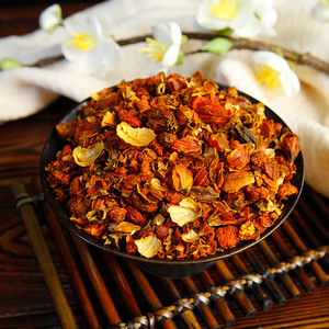 Venta al por mayor de materia prima de alta calidad: Fruta de Gardenia tostada a granel para procesamiento alimentario (Chao Zhi Zi), hierba calmante y purificante. - Product Image 4