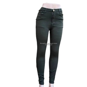 <span class=keywords><strong>Jean</strong></span> en denim stretch taille haute moulant sexy pour femme, collection printemps, style européen et américain, chic et audacieux, effet push-up, longueur intégrale - Product Image 5