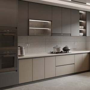 Precio de fábrica Armarios de cocina completos Juego de muebles Diseño de gabinetes de cocina personalizados modernos - Product Image 6