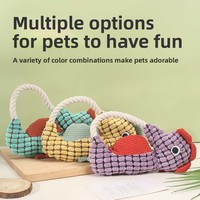 Jouet pour chien en peluche ananas mignon et sonore, résistant aux morsures, apaisant pour chiot Corgi, petit chien, Golden Retriever, toutes les occasions, Zhejiang
