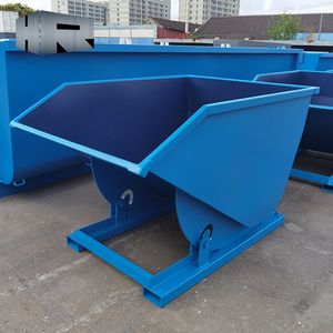 Carretilla elevadora de 1,5 CBM basculante salto Gestión de Residuos carretilla elevadora industrial tolva metal acero tolva autodescarga - Product Image 5