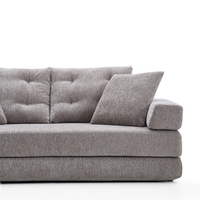 Sofá Modular Convertible de Tela Moderno para Sala de Estar, Uso en Villas y Centros Comerciales - Sofá Cama Empacado al Vacío