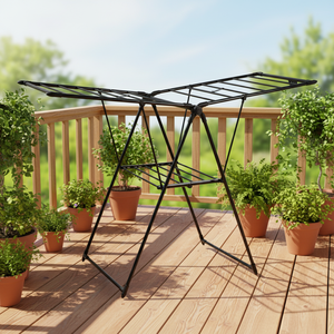 JANKO – Séchoir à <span class=keywords><strong>linge</strong></span> multifonctionnel avec remise pour achats en gros - Product Image 1