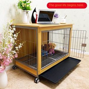 Table d'intérieur de style chenil cage de luxe en bois pour chats et chiens meubles de cage - Product Image 5