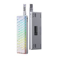 Clavier mécanique personnalisé AULA MINI 60HE à axe magnétique, sans fil, tri-mode, RT, pour e-sport