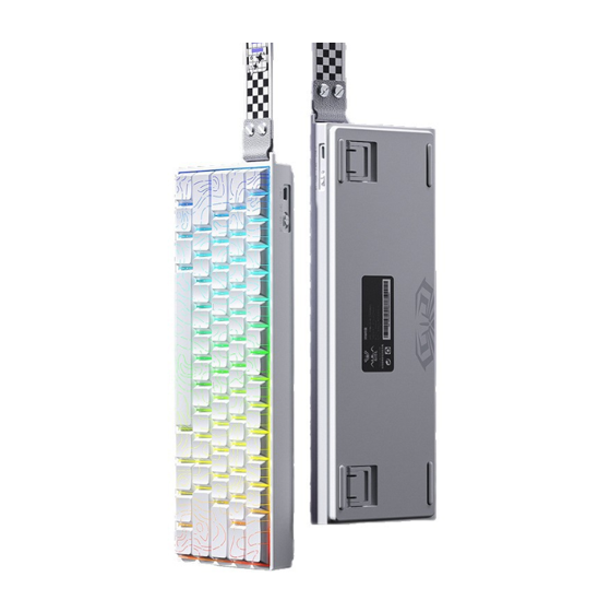 AULA MINI 60HE Magnetic Axis Keyboard Wireless Tri-Mode RT E-Sports Custom Mechanical Keyboard