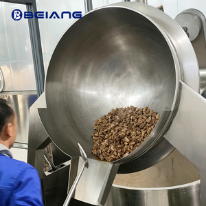 หม้อผสมอุตสาหกรรมแบบแจ็คเก็ตพร้อมระบบกวนแบบแพลนเนทารี่สำหรับทำซอสพริกและอาหารแปรรูป - Product Image 5