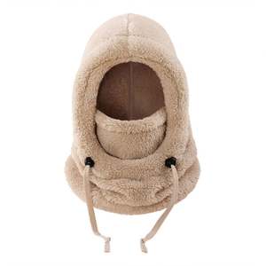 Çocuklar İçin Kışlık Sıcak ve Rüzgar Geçirmez Entegre Koruyucu Şapka Çocuk Kalın Örgü Şapka - Product Image 2