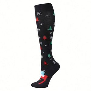 77 Chaussettes hautes en coton à compression pour fêtes, Noël et carnaval - Product Image 4