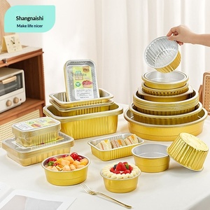 Contenedor de Alimentos de <span class=keywords><strong>Aluminio</strong></span> para Restaurantes, Opción de Tamaño Personalizado para Empaque a Granel y Comida para Llevar - Product Image 2