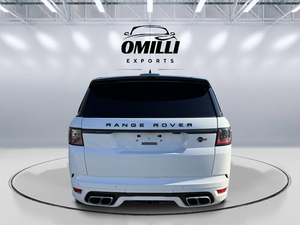 Xe Land <span class=keywords><strong>Rover</strong></span> <span class=keywords><strong>Range</strong></span> <span class=keywords><strong>Rover</strong></span> Sport SVR 575HP Supercharged V8 màu trắng Fuji, cửa sổ trời toàn cảnh, ghế da, hộp số tự động, đời 2019, đã qua sử dụng, nhập khẩu Châu Âu - Product Image 4
