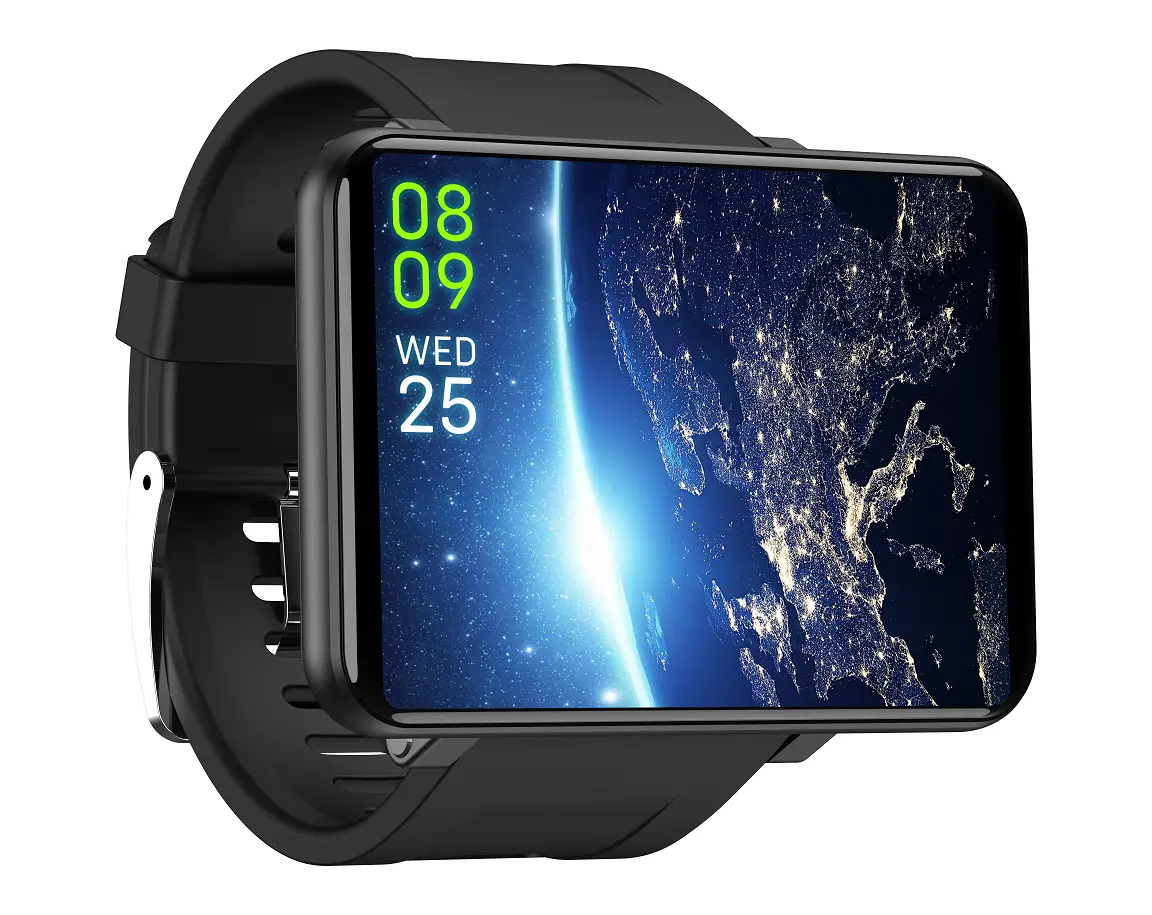 Dm100 Hd Large Screen Memory Independent Phone Call 4g 3g 2g Wifi Gps Waterproof Android Smart Watch