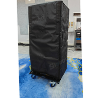 Chariot de chariot en métal anti-corrosion 6in1 avec sac de housse de pluie étanche pour accessoires de transport de haut-parleur de tableau de ligne KA208