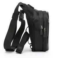 Sac bandoulière multifonctionnel imperméable pour homme, idéal pour la moto et les affaires