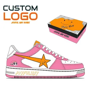 2024 hot sales ins designer pink ladies sta sneakers custom logo fashion Custom High Quality Walking shoes bapes