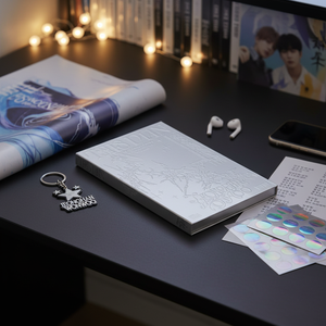 Llavero K-Pop JeonghanXWonwoo (SEVENTEEN) -1er álbum individual 'THIS MAN' Unidad de pegatinas Póster plegado Papel lírico - Product Image 3