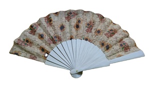 Abanico de Madera de 23 cm con Múltiples Diseños de Mariposas y Flores, Material Ecológico, Regalos para Eventos - Product Image 3