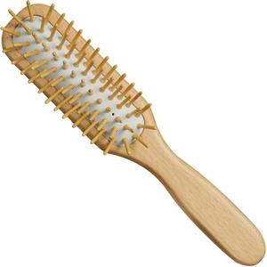 Prix usine Échantillon gratuit <span class=keywords><strong>Brosse</strong></span> d'extension de <span class=keywords><strong>cheveux</strong></span> autonettoyante en bois Peigne commun pliable Soins des <span class=keywords><strong>cheveux</strong></span> à domicile Conception de pagaie d'écureuil - Product Image 2