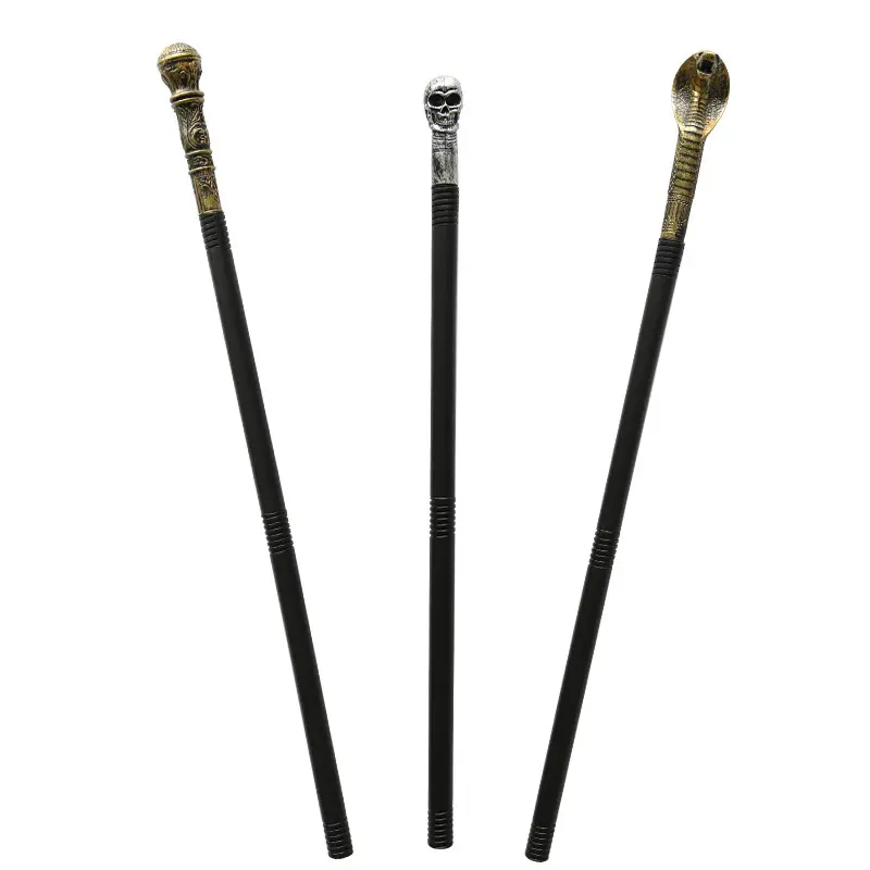 RTSYE-659面白いハロウィンスネークヘッドセプターおもちゃ渇望スネークヘッドファラオキングの魔法の杖コスプレキッズセプター小道具